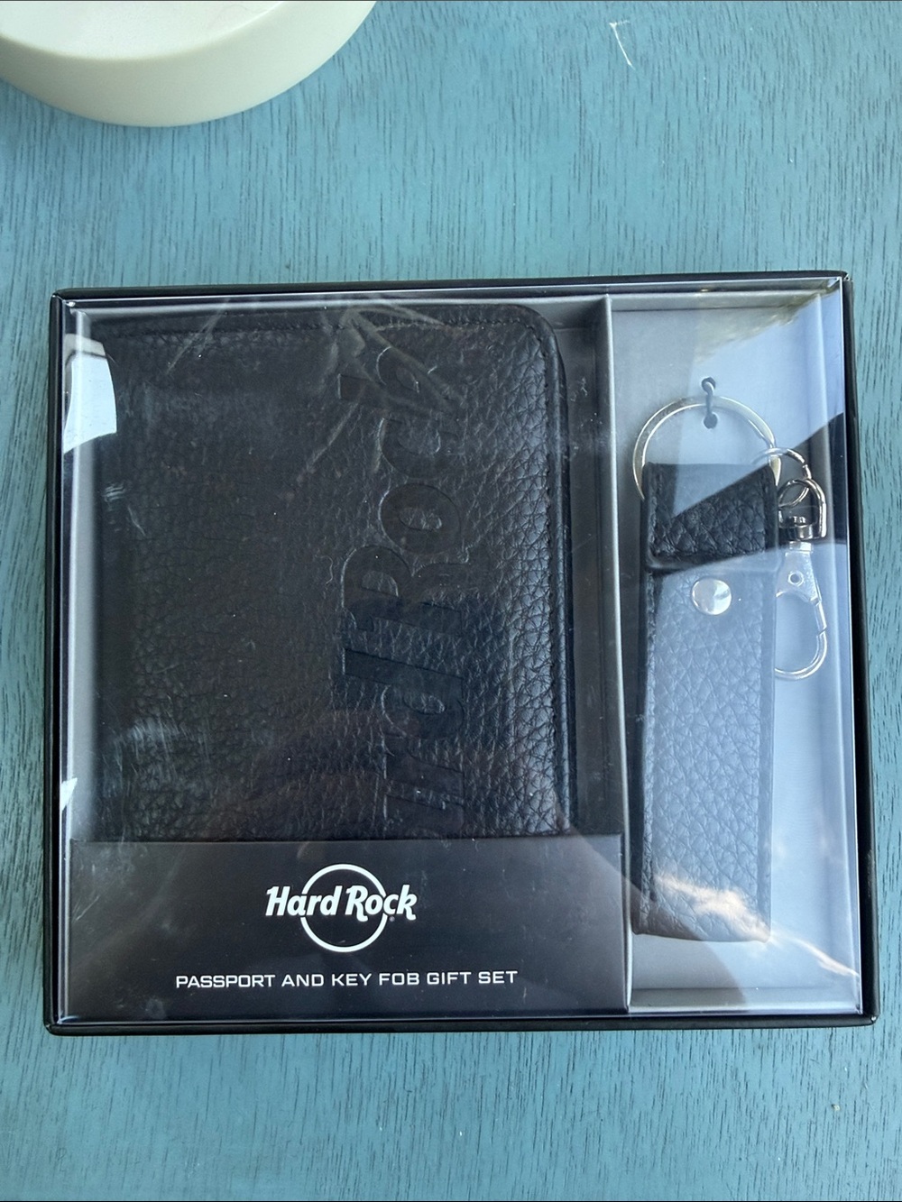 Hard Rock Cafe Passport and Key Fob Gift Set